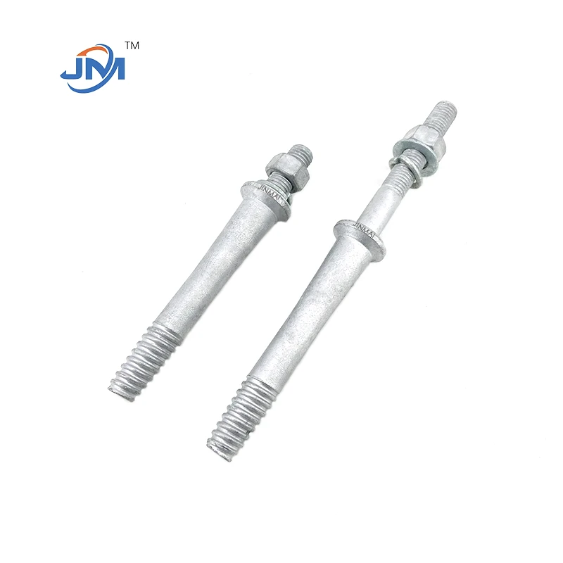 Issiq - latle galvanizing po'lat / izolyator shpindeli